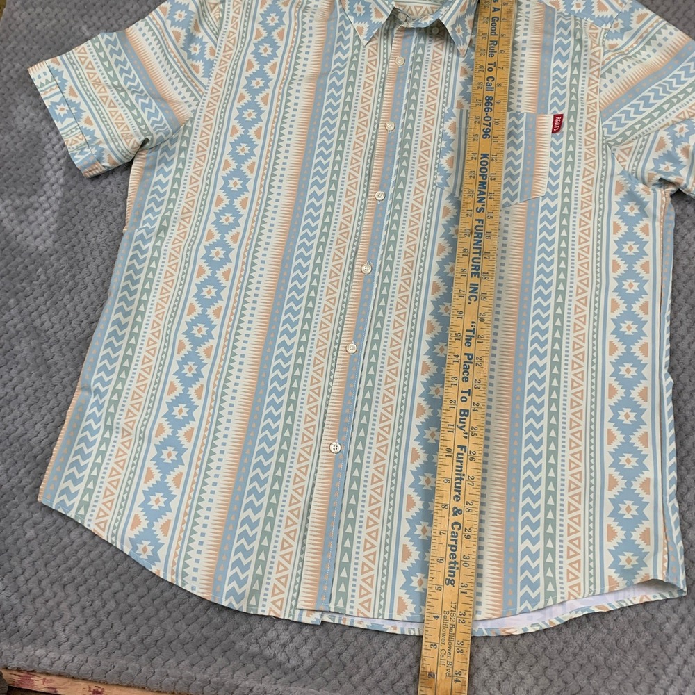 RSVLTS The Roosevelts XXL Southwestern Tribal Button Down Shirt Short Sleeve - Picture 5 of 9